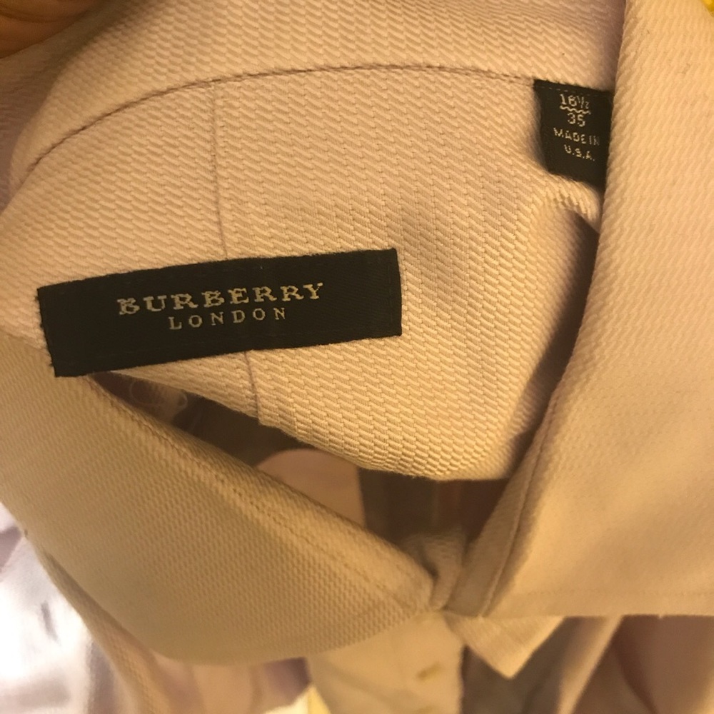 Burberry London lavender button up